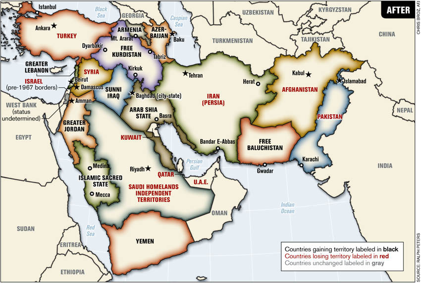 Middle East redrawn